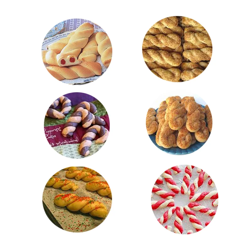 Shanghai Yucheng bakery food equipment shop use automatic twist cookie making machine details