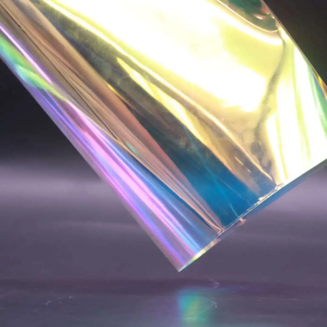 Водонепроницаемая прозрачная Переливающаяся пленка из термопластичного полиуретана для дождевика одежды сумки обуви и т.