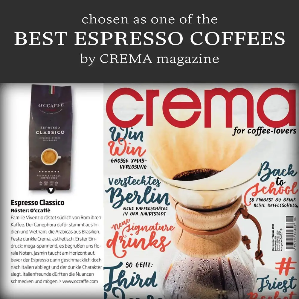 
Italian Espresso Beans - 1kg Bag or 250g bag - Espresso classico coffee for moka, coffee machines - For Home 