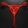 Estilo 7 - Cadena para ropa interior roja - Oro