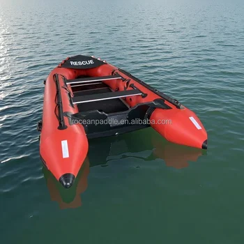 8 Person Heavy Duty Inflatable Boat Rubber Boat Inflatable Rescue Boat With Aluminium Floor