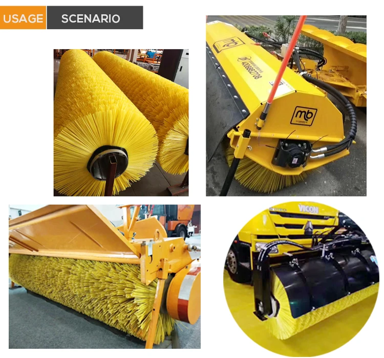 PP Steel Mixed Disc Wafer Road Sweeper Brush Wear Resistance For CAT
