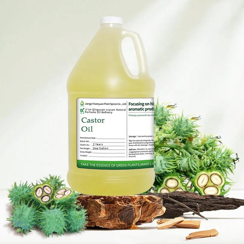 1 Gallon Castor Oil Bulk Cold Pressed Organic Hexane Free Stimulate ...