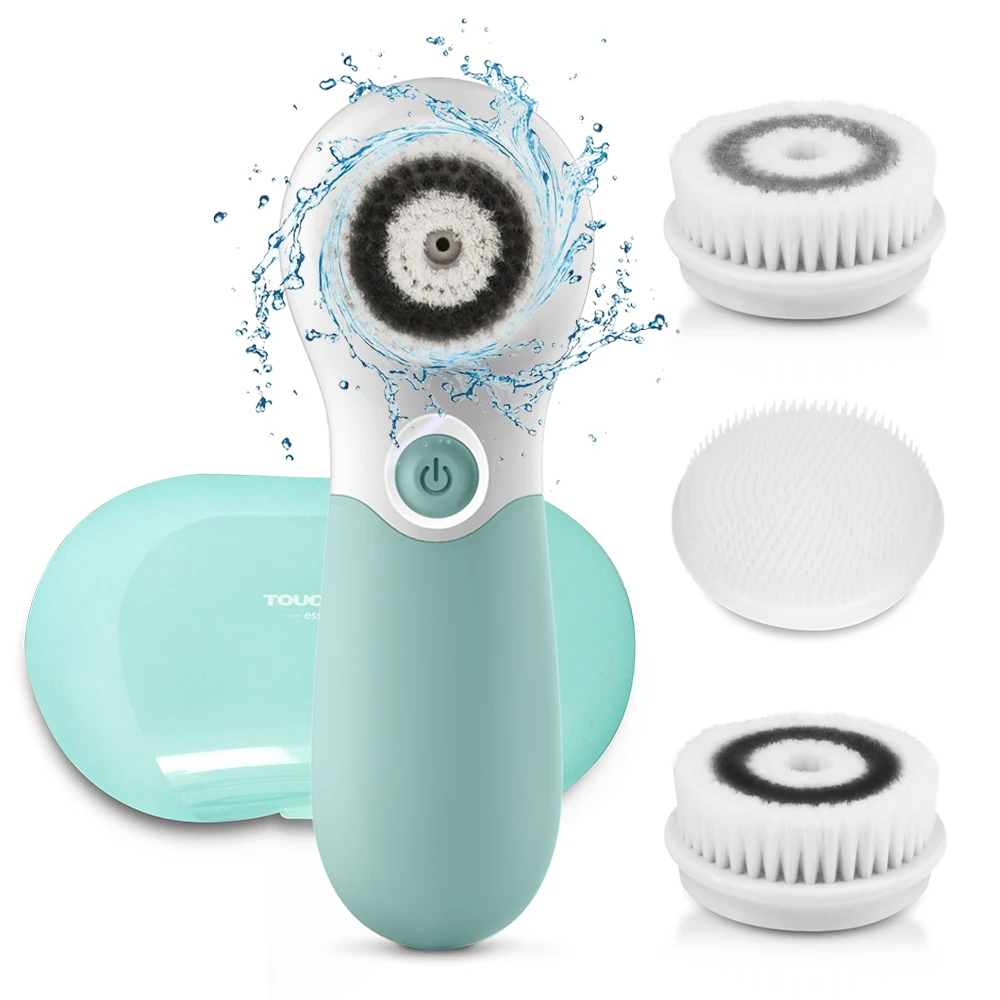TOUCHBeauty 3 в 1 для чистки лица кисти для макияжа-хит продаж Антивозрастной уход за кожей лица очищающее средство метка частного назначения из водонепроницаемого материала с ящик для хранения