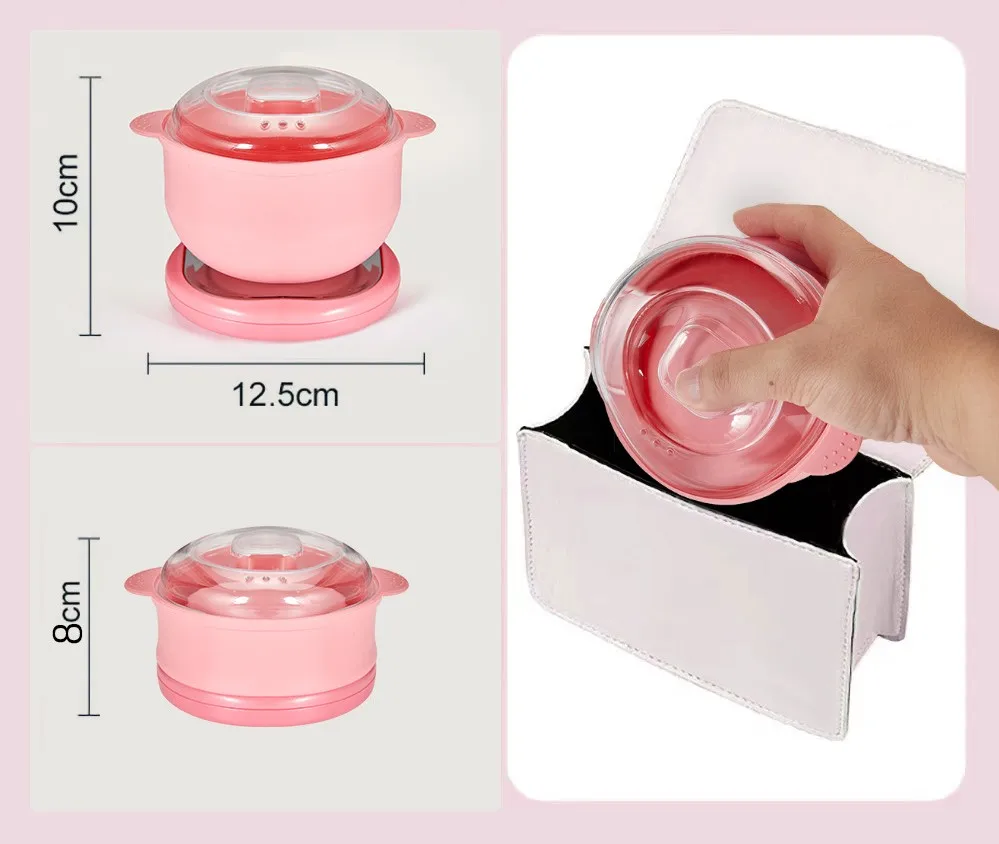 Salon SPA Body waxing Melt heater Collapsible silicone waxing pan for beauty treatments