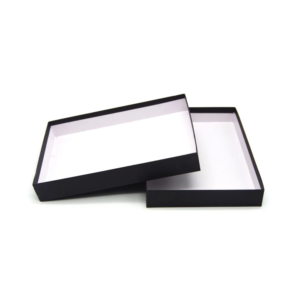 Simplicity Style Charm Bracelet Boxes Jewelry Packaging Box Luxury Packaging Black for Necklaces Packaging Paperboard Cardboard