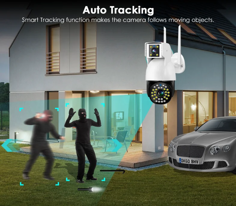 IP Network Outdoor Cctv Ptz Security Camera 4MP 4G CCTV Security Video