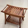 Teak bathroom stool, 60*34.5*45.5cm