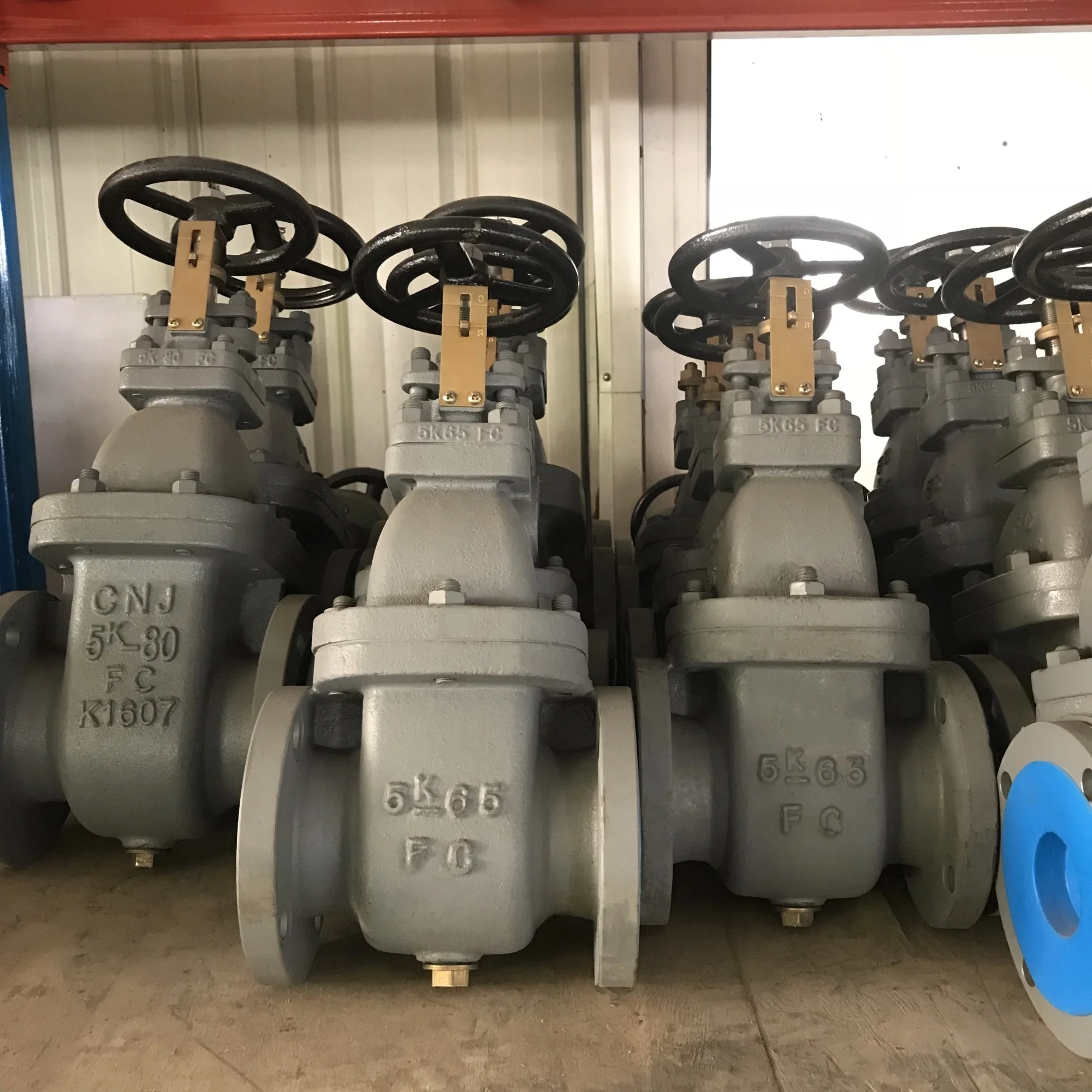 Gate Valve JIS Marine Valve 5K F7363 Gate Valve Cast Iron