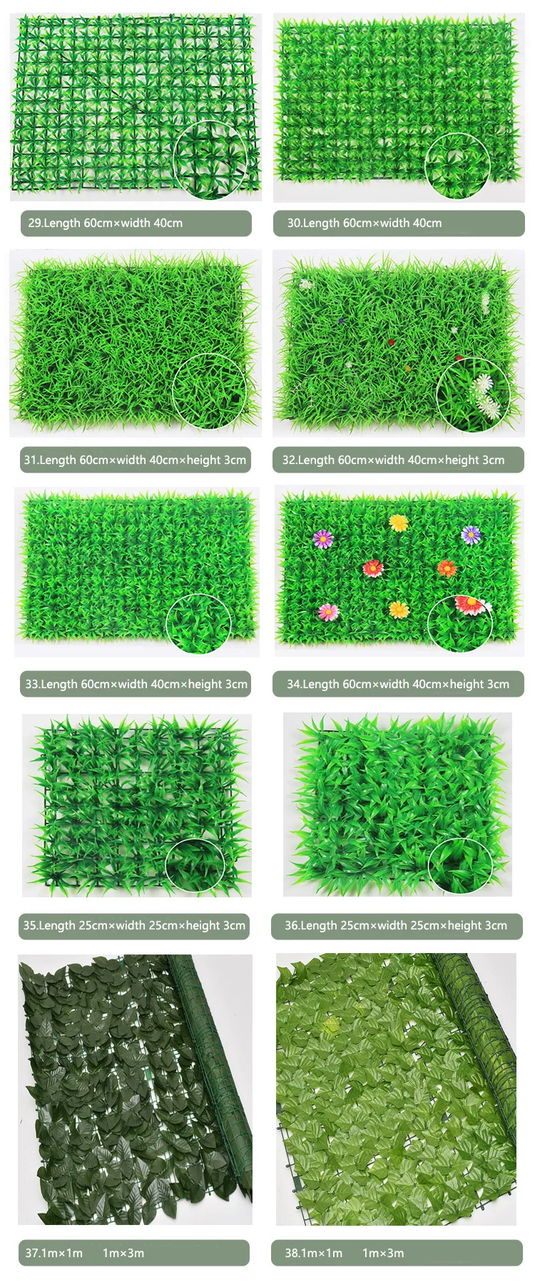 Spot Wholesale Simulation Leaves Grass Wall Artificial Leaf Fence Ivy