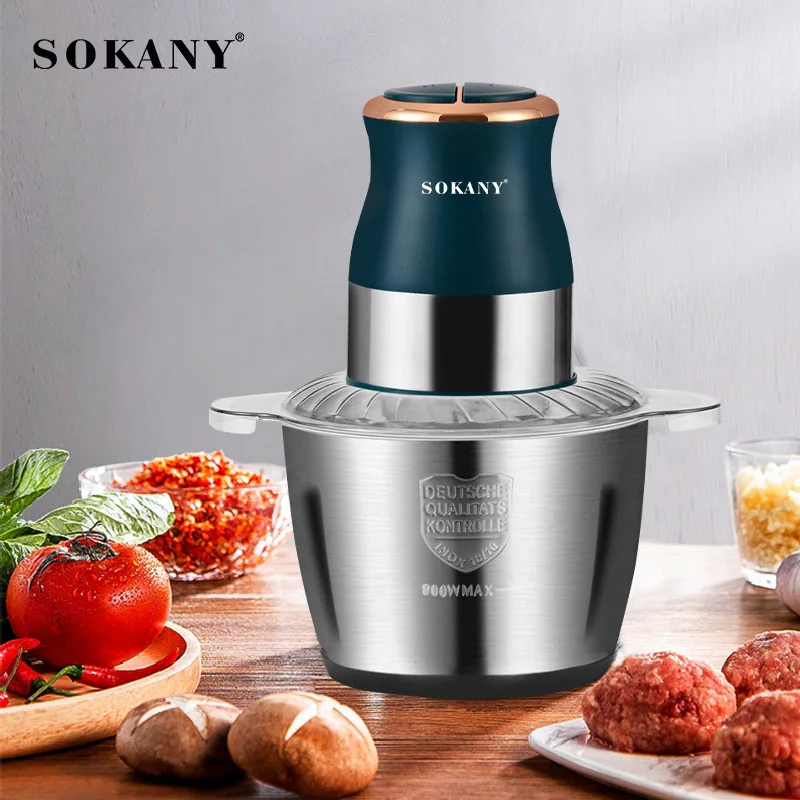  3L 220V Electric Blender Food Chopper Meat Grinder