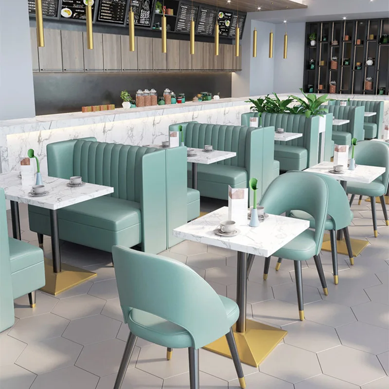 Custom Mint Green Coffee Shop Bench Restaurant Booth Seating Cafe Table And  Chairs Set - Buy Restaurant Cafe Table And Chairs Set,Leather Restaurant  Booth Seating,Custom Mint Green Coffee Shop Bench Product on