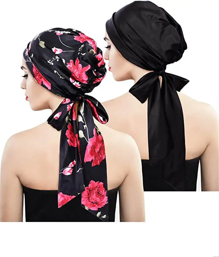 Customized Soft Women Sleeping Cap 