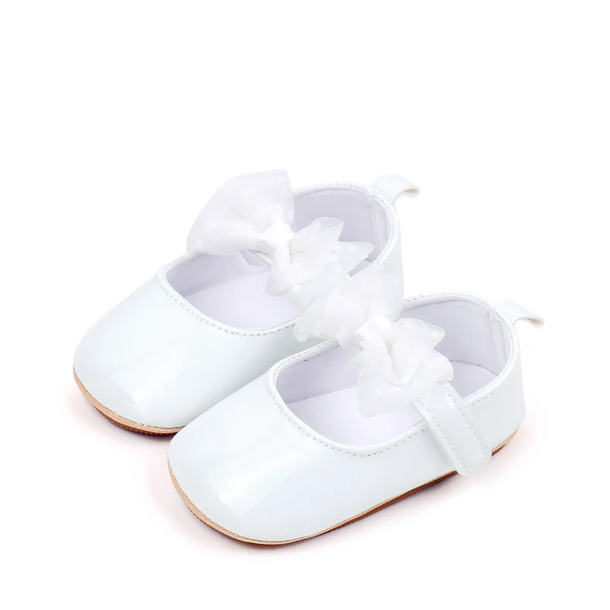 2025 Spring Autumn Summer White Princess Baby Infant Toddler Newborn Girl Shoes Party Evening Girl Pu Leather Shoes supplier