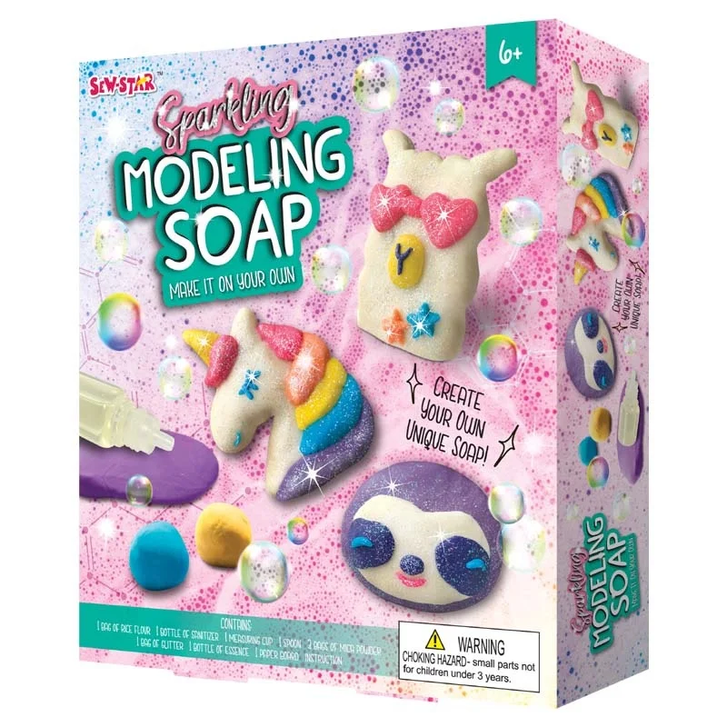 DIY Toys Make Your Own Model Easy Handmade Basic Soap Educational Arts and Crafts Supplies Soap Making Kit for Kids