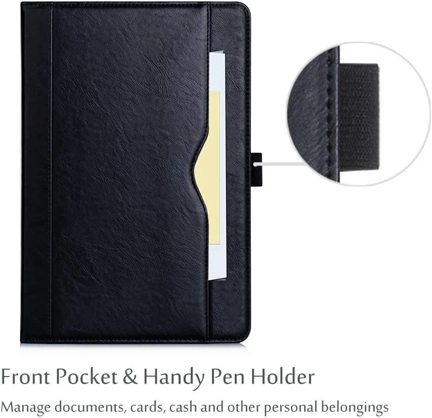 product stand protective case for samsung galaxy tab a 101 tablet with multiple viewing angles and document pocket laudtec-7