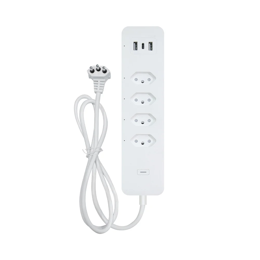 Wifi Smart Power Strip Surge Protector Multiple Sockets 2/4USB Port Timing  Bluetooth Control with Alexa Google Home Assistants