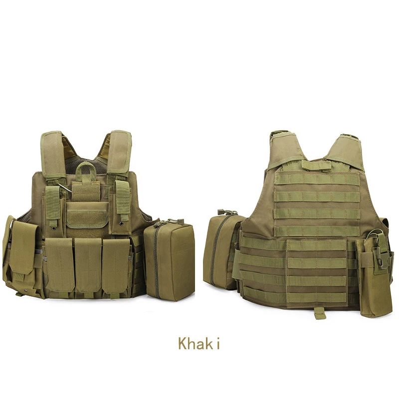 Outdoor Multifunctional Quick Disassembly Safety Vest Navy Blue Tactical Carrier Plate Vest Multi Pocket
