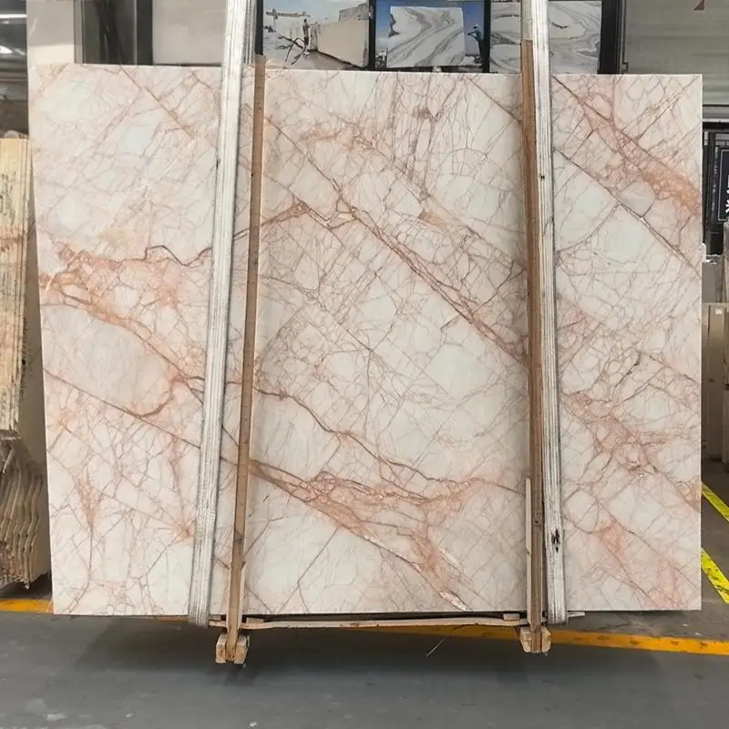 Modern Gold Vein Marble Slabs with Eco-Friendly Durable Design Polished Finish for Villa Stairs Countertop Table