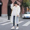 White with yellow edges