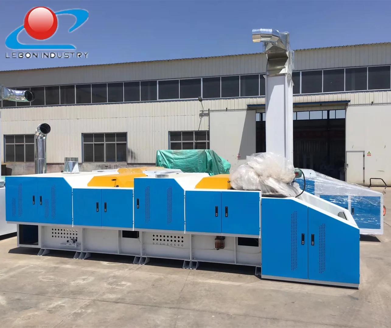Textile Waste Recycling Production Line Carding Machine for Yarn Waste with Core Components Bearing and Motor