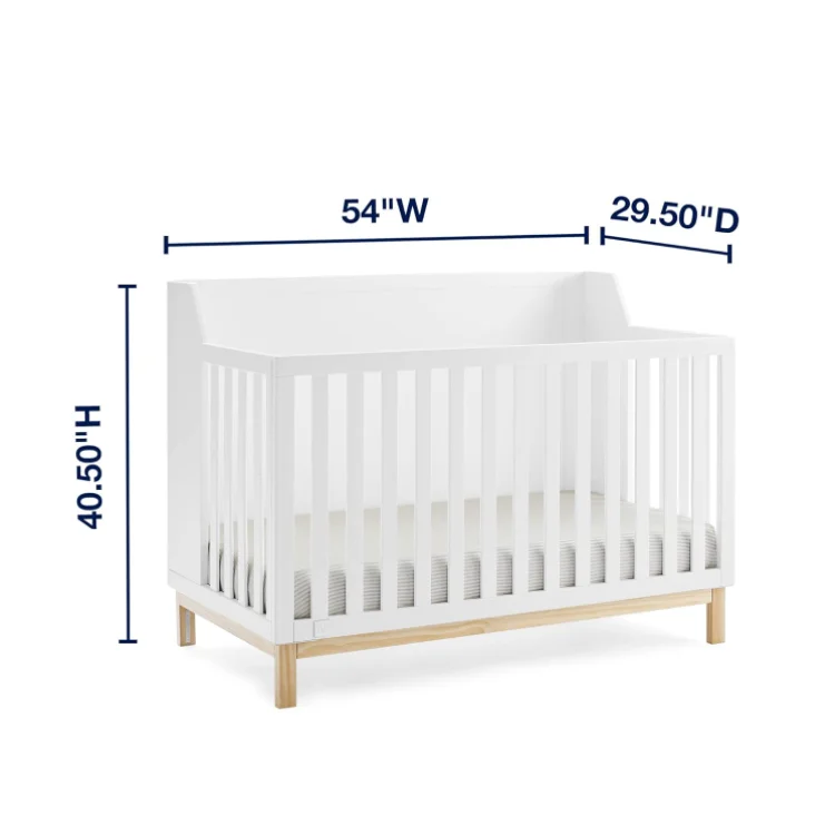 Modern Wooden Cot Bed Panel Kids Cribs Cot Baby Bedroom Furniture Hotel
