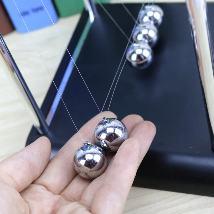 Simple Magnetic Physical Newton Swing Pendulum Wave Ball Experiment Physics  Toy Newton Balance Friction Ball  Toys Decoration