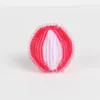Moyen 4cm rouge et blanc