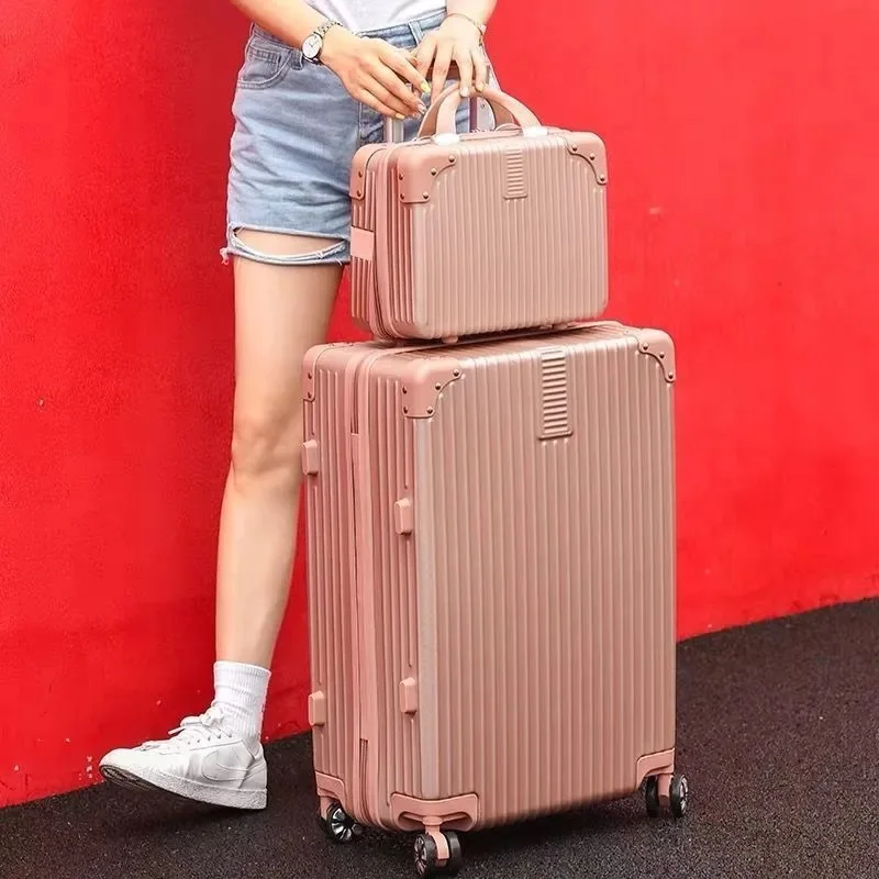 Factory Custom Aluminum Trolley Cases Carry On Travel Bag Suitcases