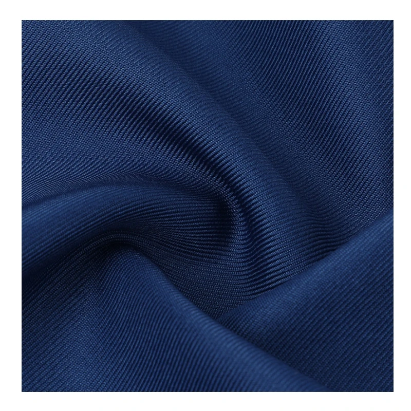 Tissu 100% Gabardine sergé 150D en polyester pour bagages de vêtements de travail avec revêtement imperméable