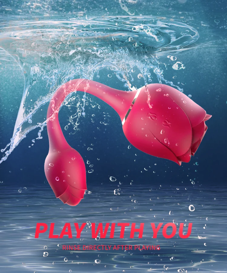 S-HANDE Drop Shipping Suction Vibrator G Spot Rose Clitoris Sucking Vagina Vibrator Sex Toys For Woman_voghion.com