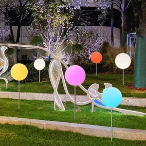 Waterproof IP65 LED Solar Garden Lights Floating Ball Light for Landscape Decoration Scenic Spot Pool Lighting