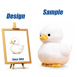 Shengye Custom Made Plush Character Toy Low MOQ Fashion Stuffed Toy Farm Animal Soft Cute Duck Plushies for Baby