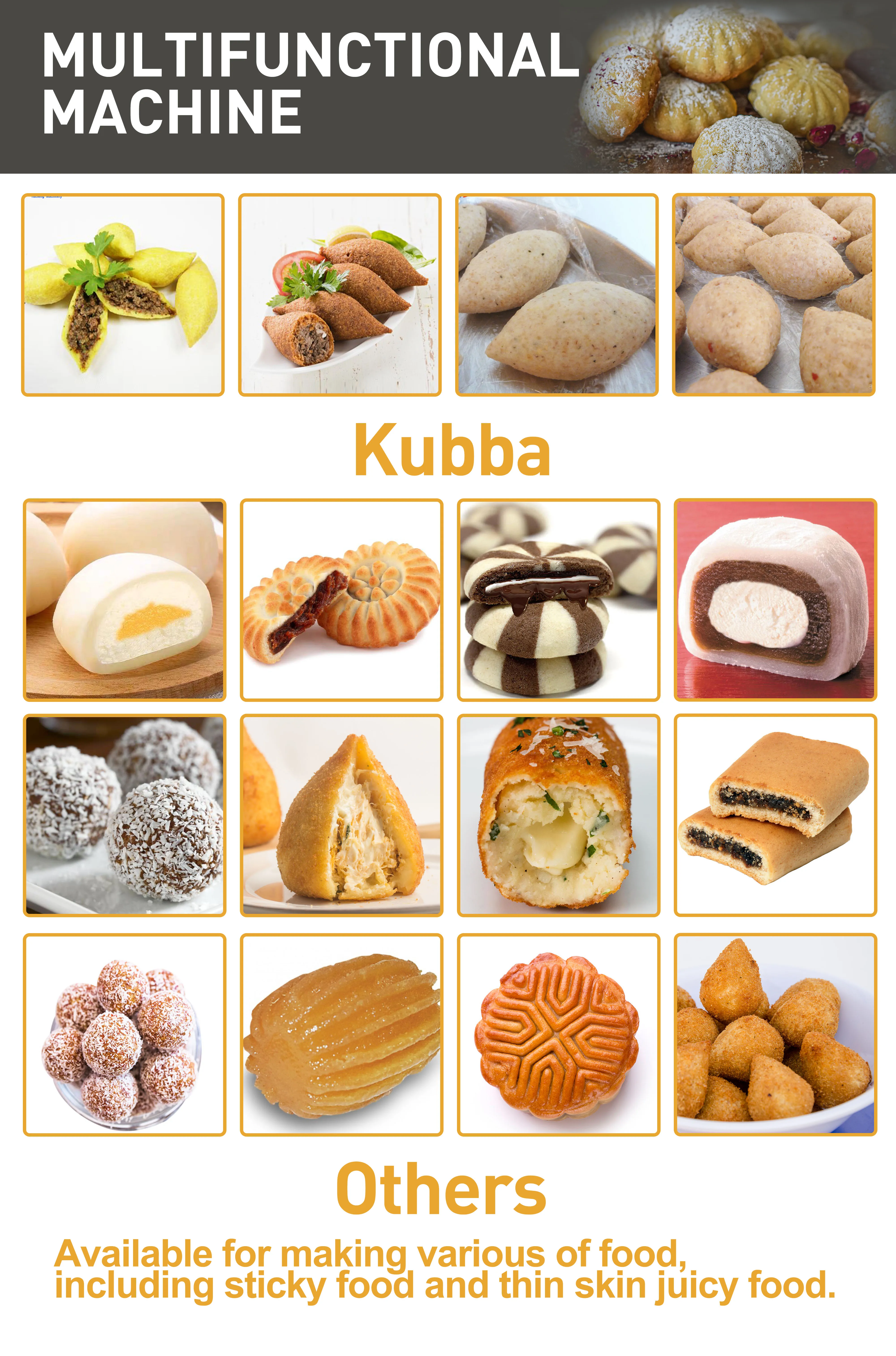 Good Quality Industrial Automatic Kibbeh Machine Kubba Making Machine Kebbe Maker factory