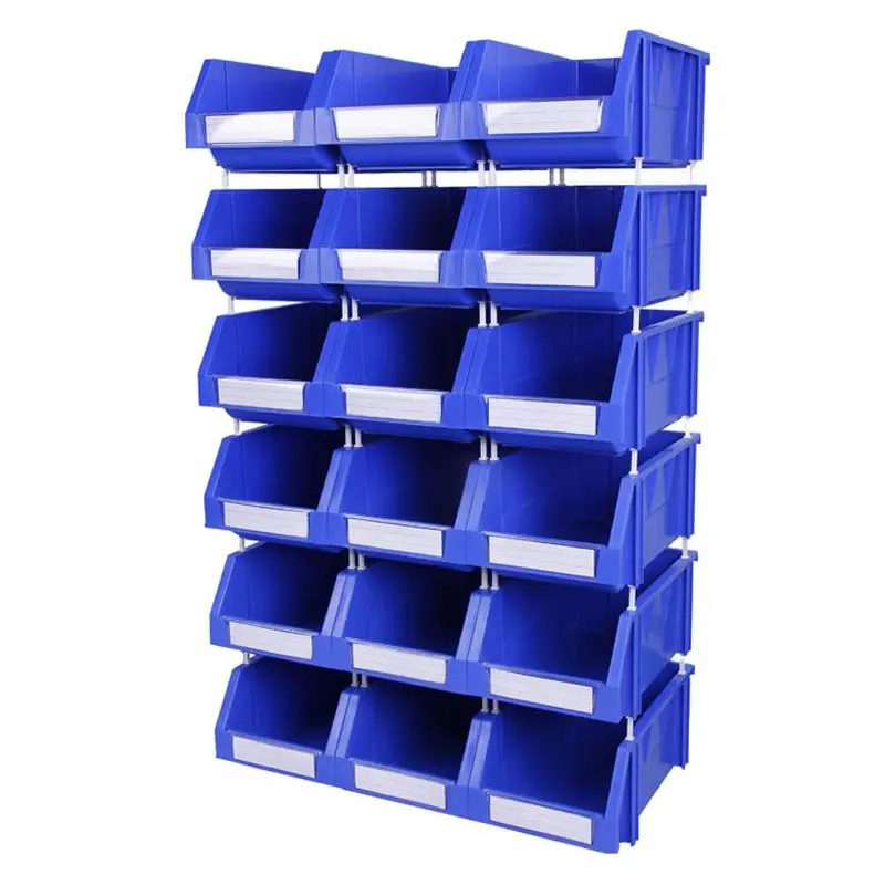 Cheap Organizer Nut and Bolt Storage Bins for Warehouse Plastic Box Industrial Multifunction Office Organizer Polygon 30 Cartons