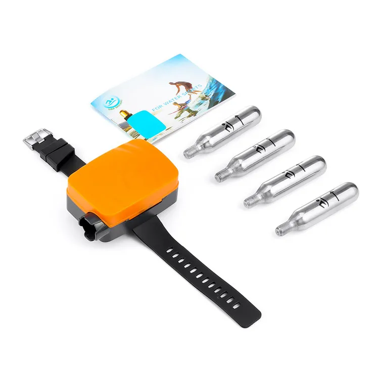Portable Anti-Drowning Bracelet Float Swimming Safety Self Rescue Lifesaving Wristband With Carbon Dioxide Safe Device