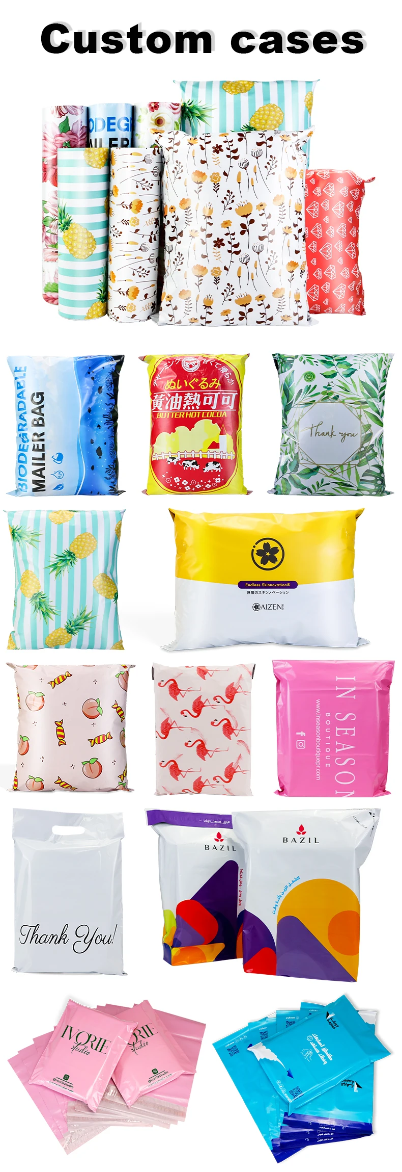 Courier Pouch Sustainable Mail Bags Biodegradable Custom Logo