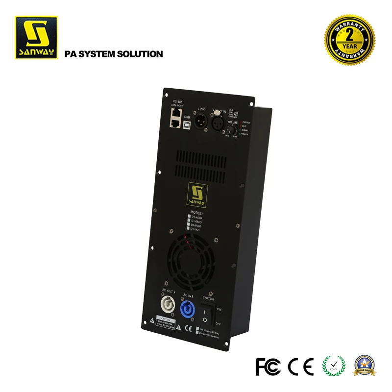 Sanway Single Channel Class D 800W Active Speaker Digital Amplifier Module