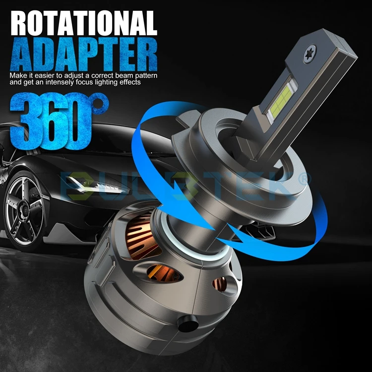 Bulbtek Hp2 Car Led Headlight H1 H4 H7 H11 Big Power 300w Led Headlight