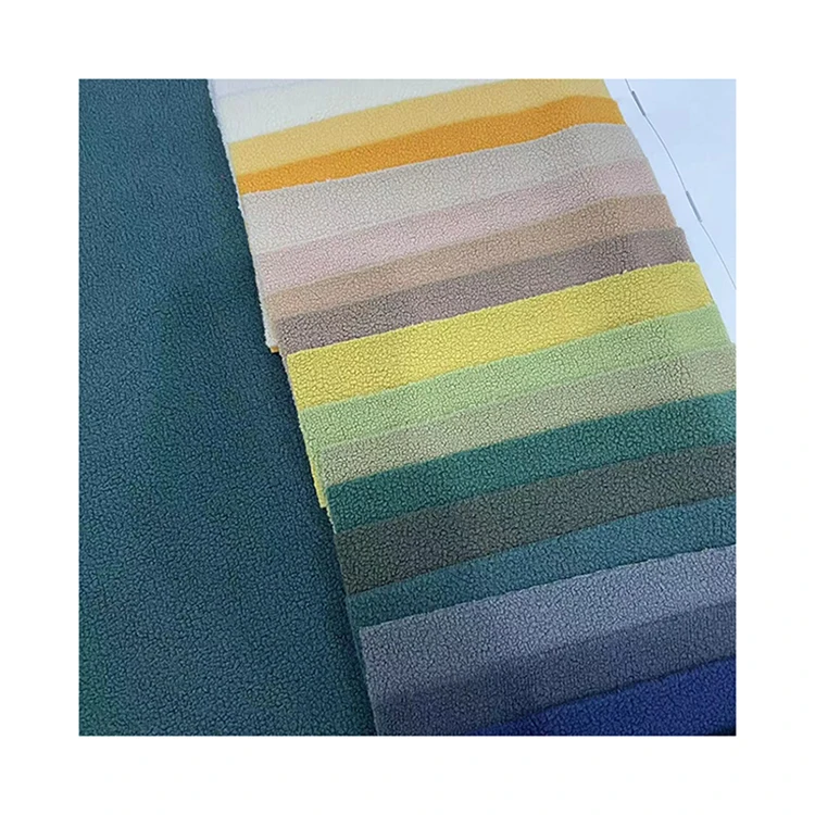 Custom Soft Fabric Textile Raw Material 100 Polyester Solid Flannel Fleece Fabric for Blanket and Garments