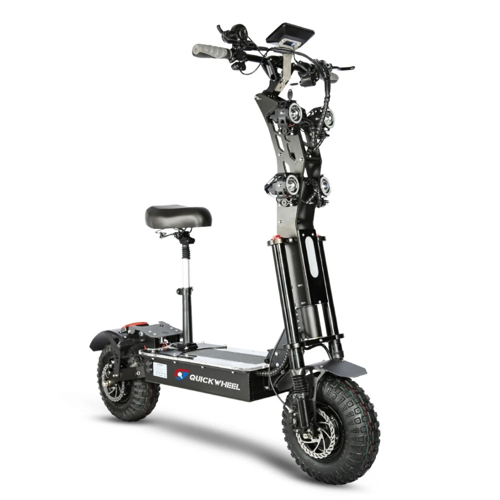 Quickwheel X14 New Electric Scooter Model 14 Inch 10000W Electric Scooters Powerful Adult 72V 40Ah 110km Adult Electric Scooter