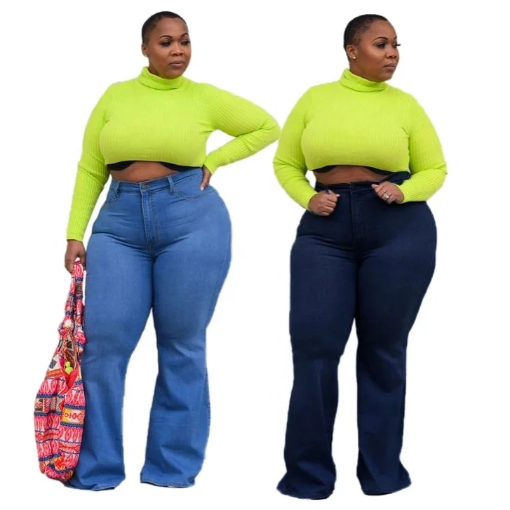 plus size fit and flare pants