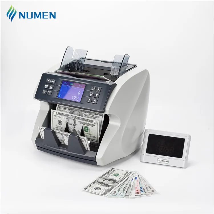 NUMEN SH-07C Bill Counter Mix Value Counting Machine Universal Money Small With TFT Display