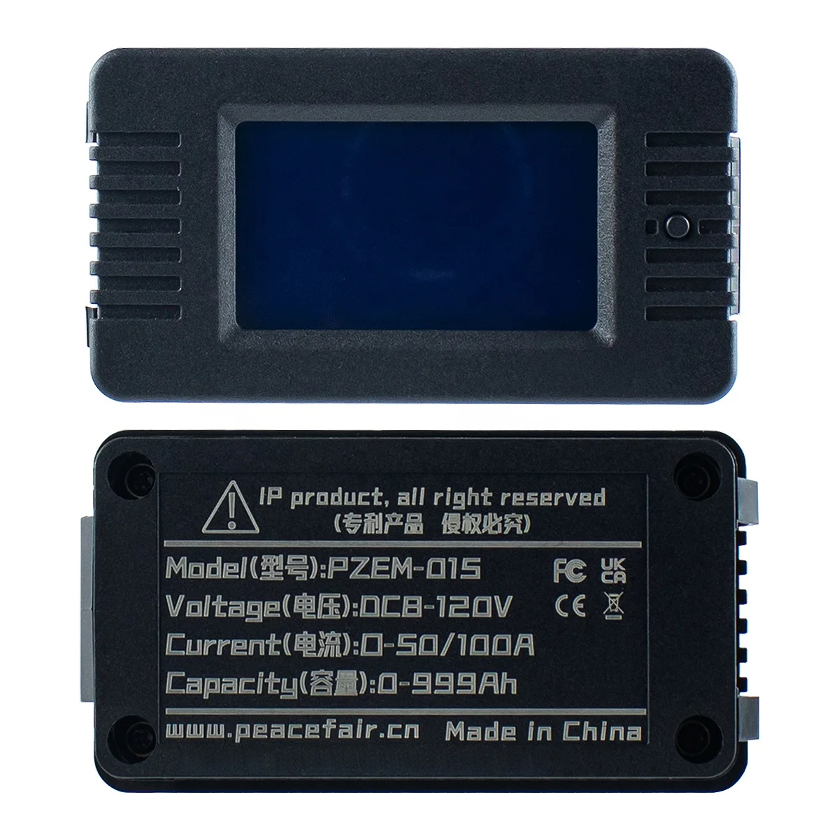 Wattmetro LCD DC 8-100V 20A - Misuratore Tensione Corrente Potenza KWh Per Impianti Elettrici