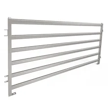 Livestock Corral Panels Square Tube Type Pipe Fence for Cattle and Sheep with Fencing Gate