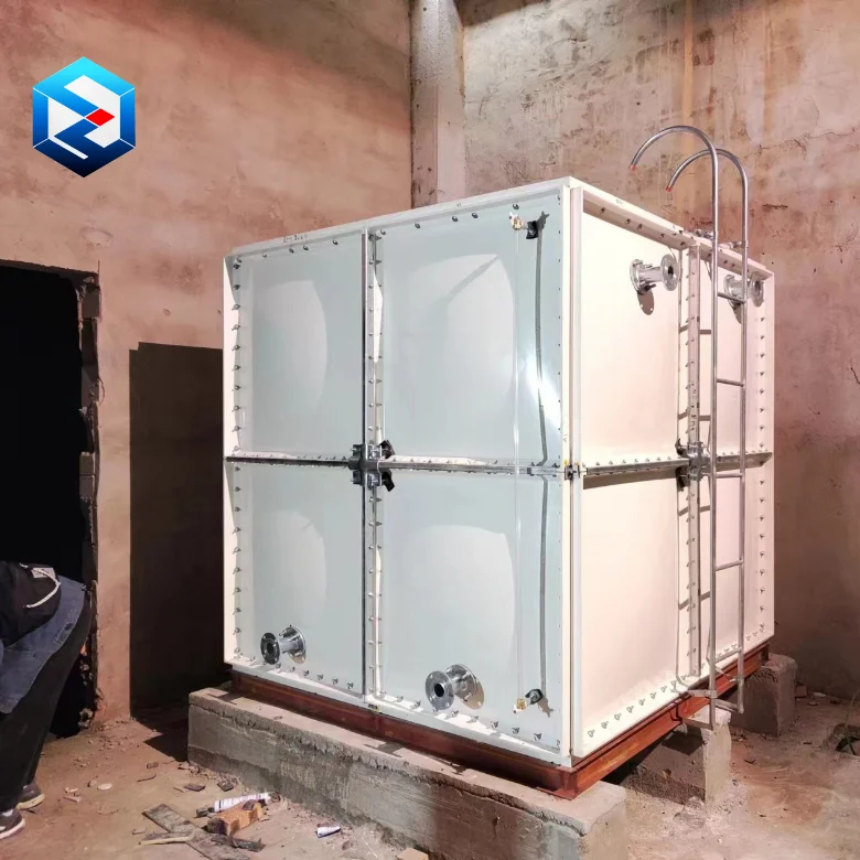 Секционный пластиковый резервуар для хранения воды из стекловолокна