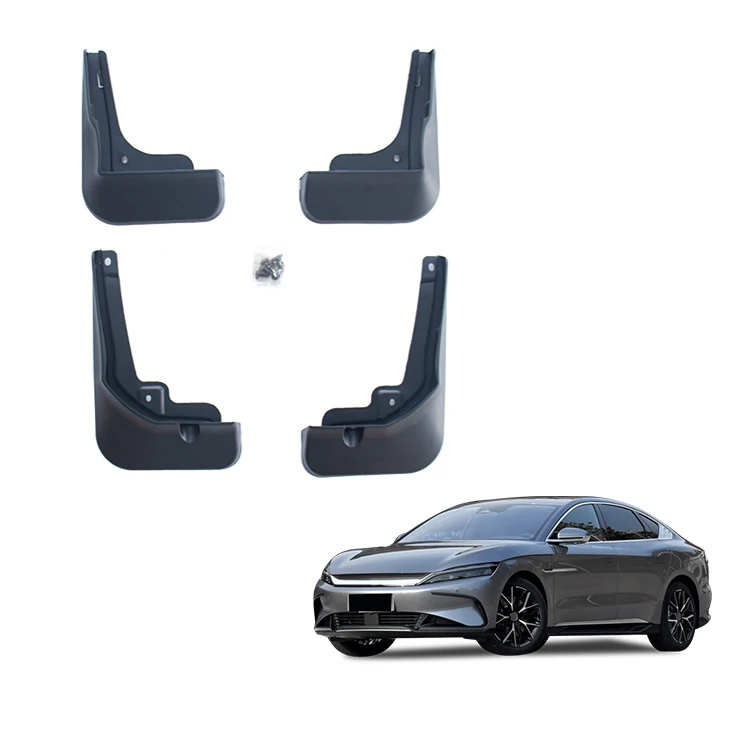 Factory Wholesale Practical and Easy to Install Car Exterior Accessories Mud Flaps Guard Pp Plastic for Byd Han Ev Accessory