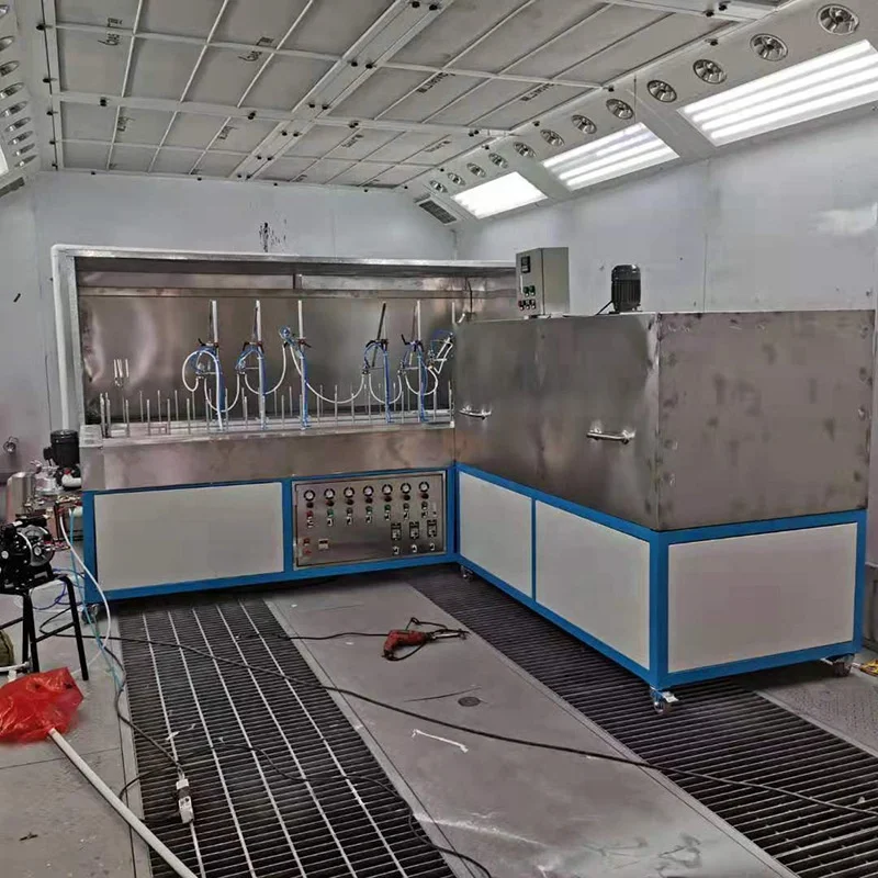 Customize Fully Automatic Chrome Spray Paint Machine for Plastic Part Small Spray Painting Machine