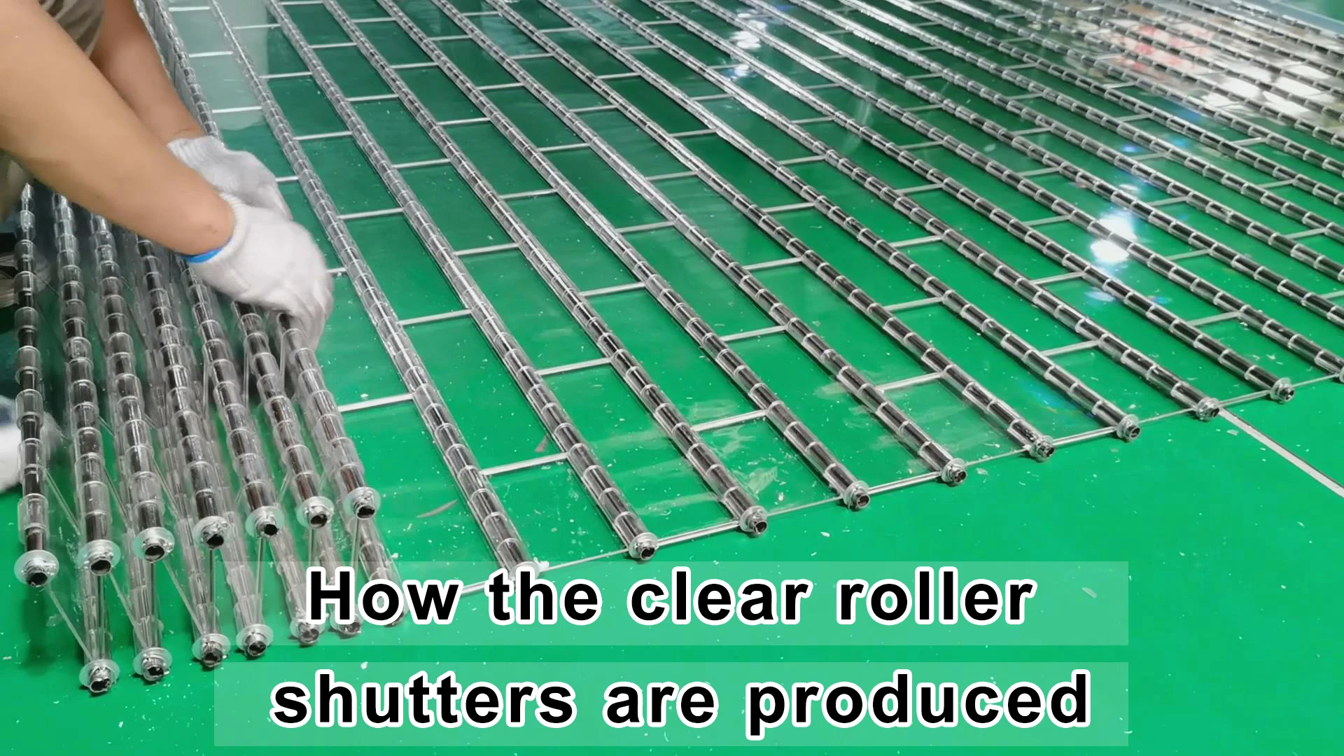 Bulletproof Polycarbonate Roller Shutter Door/transparent Security Rolling Shutter