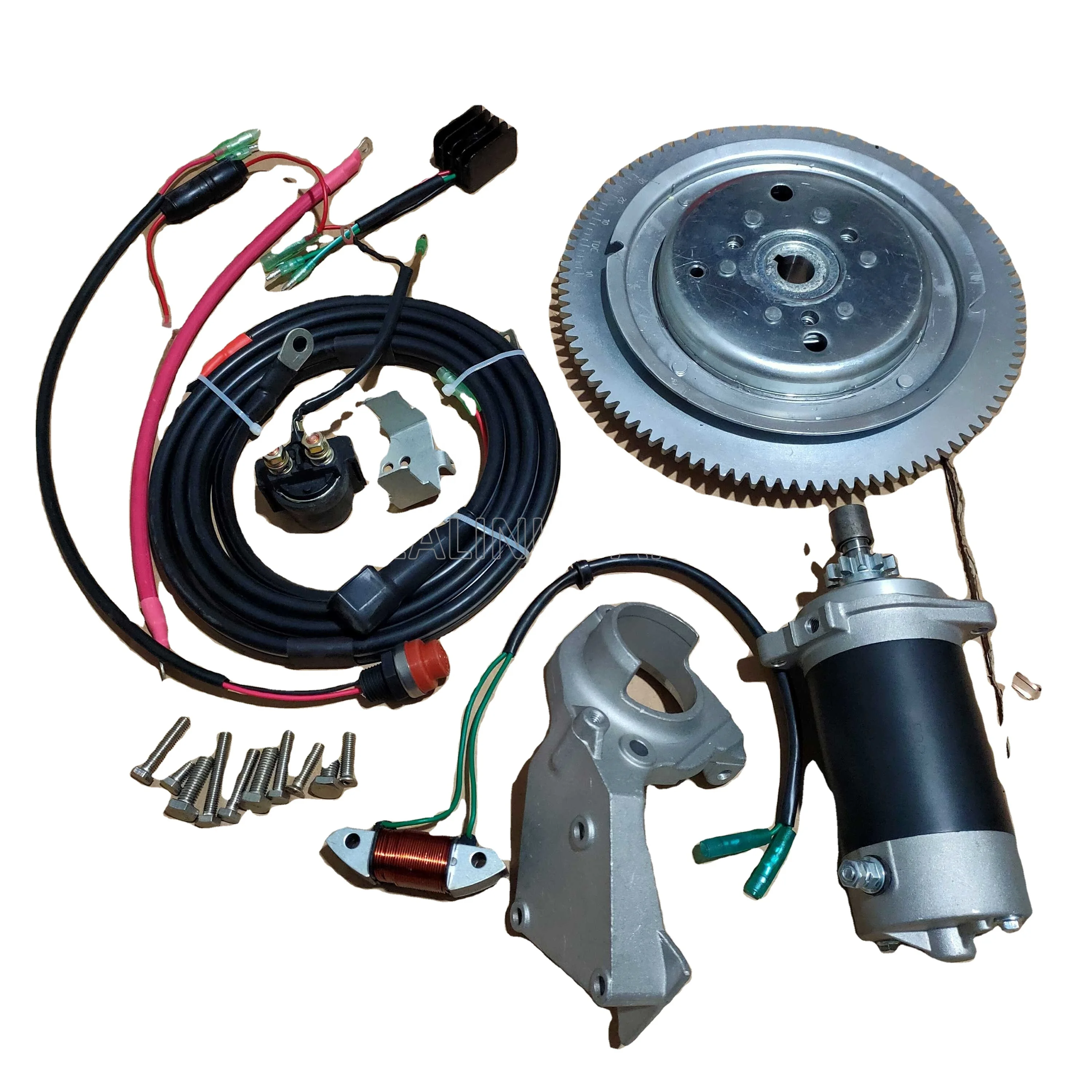 Starter Motor And Flywheel